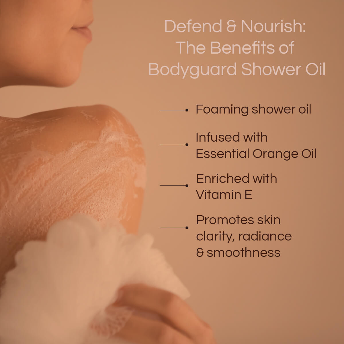 Bodyguard Shower Oil Benefits