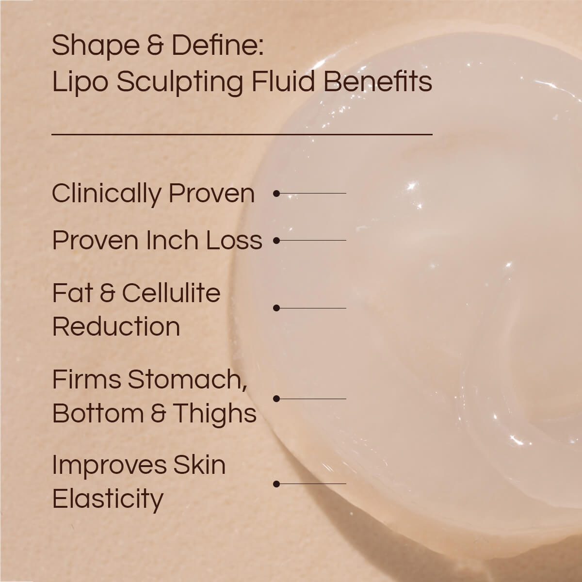 Lipo Sculpting Fluid Benefits